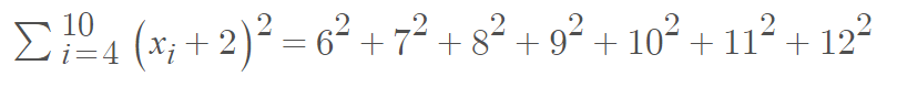 sigma notation