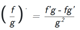 quotient rule