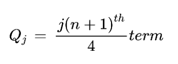 quartile formula