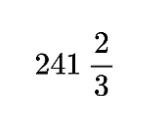 remainder calculation