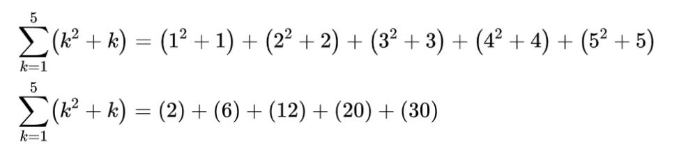 series and sequence calculation