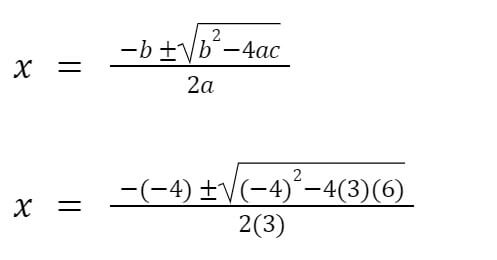 quadratic formula solution
