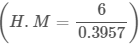 harmonic mean calculation 