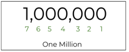 one million