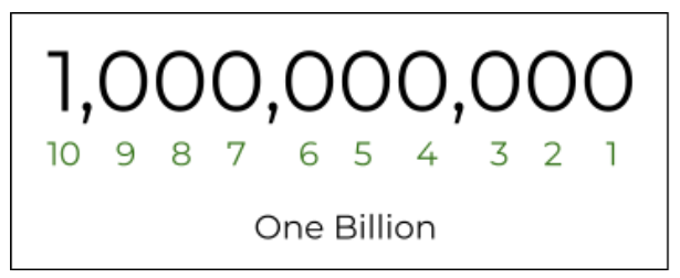one billion
