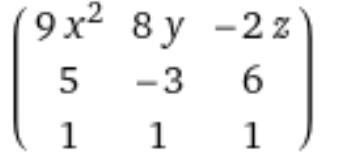 jacobian matrix