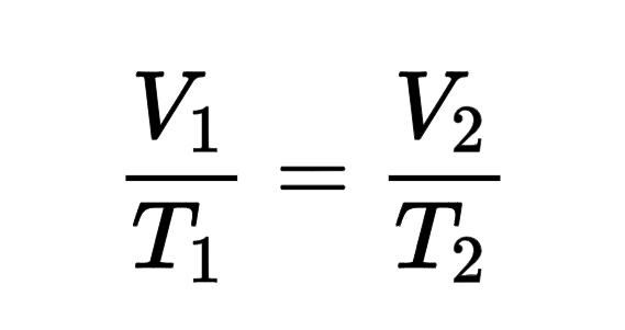 Charles law formula