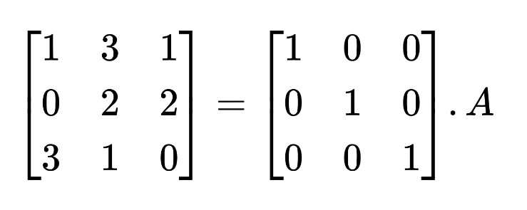 inverse matrix example