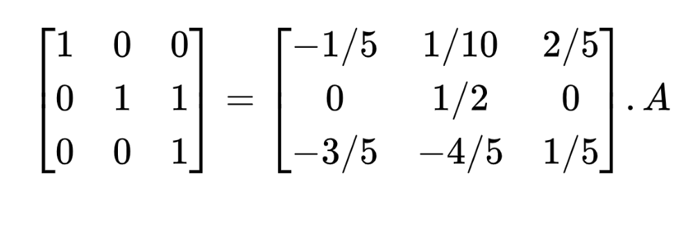 matrix inverse