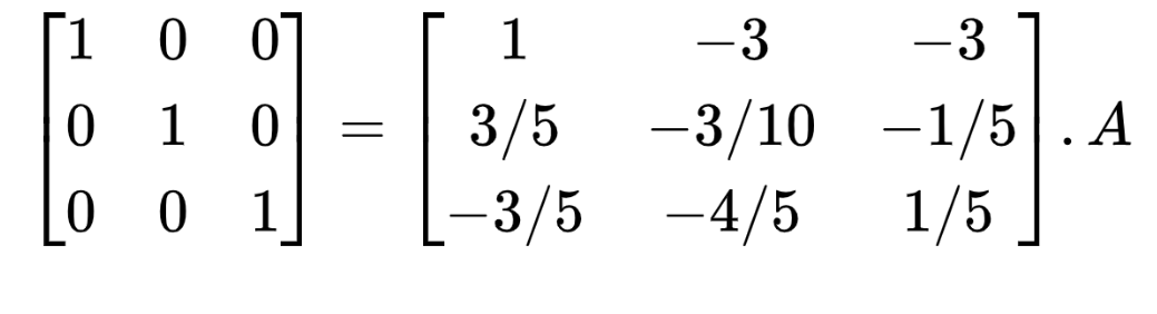 matrix inverse