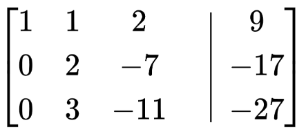 multiply the row of matrix