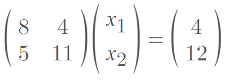 Matrix form