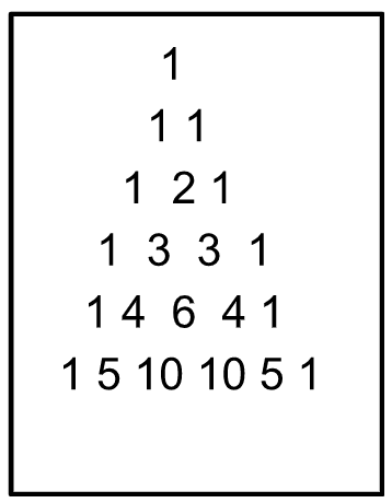pascal triangle result 