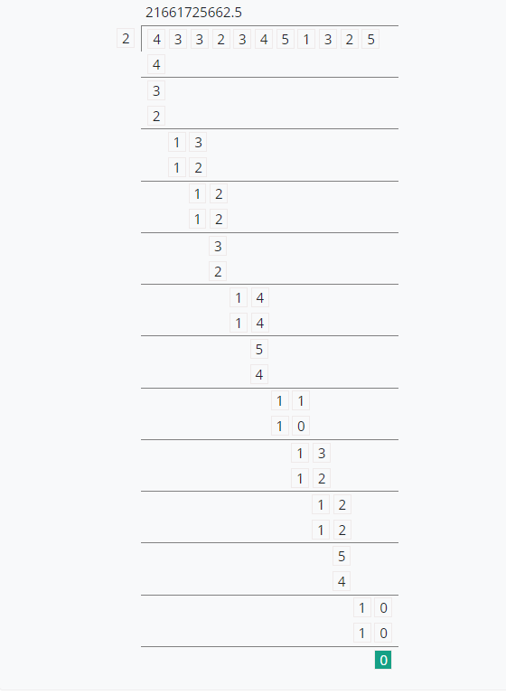 Long Division Calculator With Decimals
