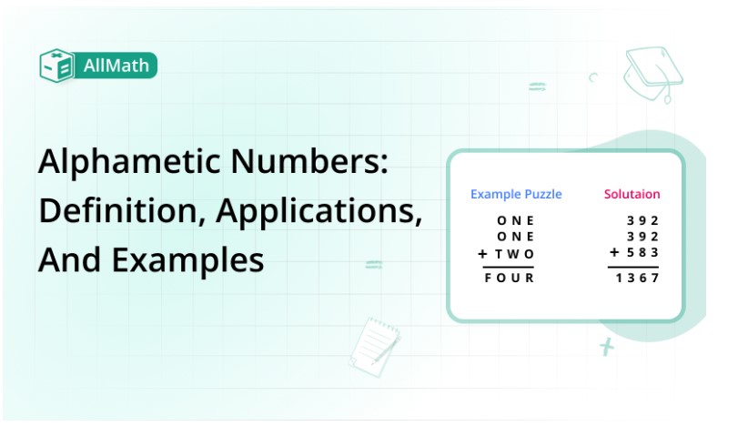 Alphametic Numbers