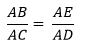 proportionality theorem